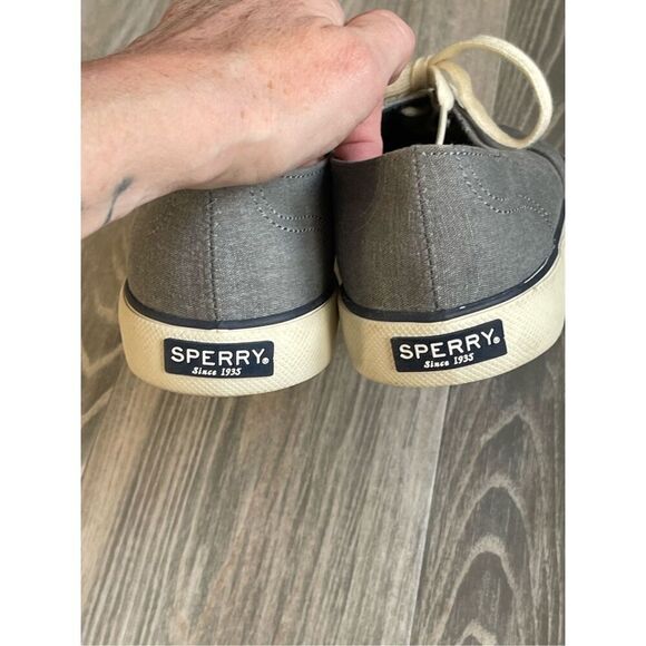 Sperry canvas grey women’s sneaker Size 8 - Picture 3 of 7